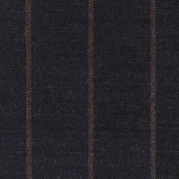 Cold Charcoal Grey Brown Large Pinstripe