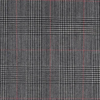 Grey and Red Glen Check