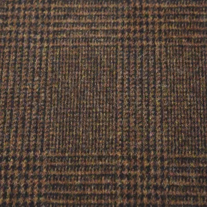 Medium Brown POW Check Wollen Flannel