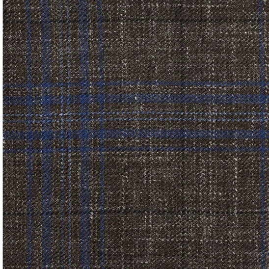 Brown and Blue Check