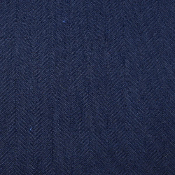 Bright Navy Muted Herringbone