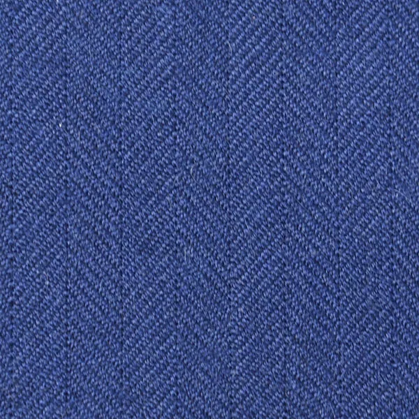 Medium Blue Cashmere Herringbone