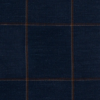 Navy and Brown Overcheck