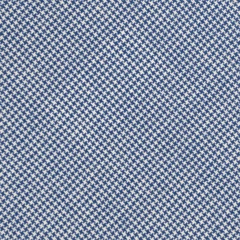 Navy and White Mini Houndstooth