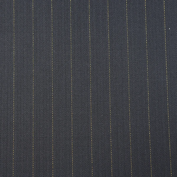 Grey Mini Herringbone Gold Pinstripes