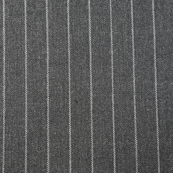Grey Bold White Pinstripe