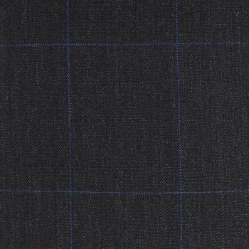 Dark Grey and Blue Overcheck
