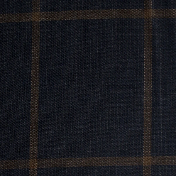Dark Grey and Brown Box Check