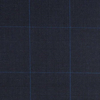 Navy and Blue Pindot Overcheck