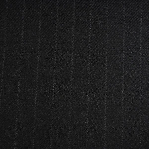 Charcoal Grey Faint Chalkstripe