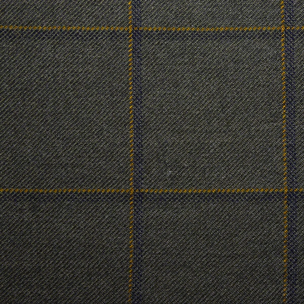 Grey Twill and Tan Overcheck