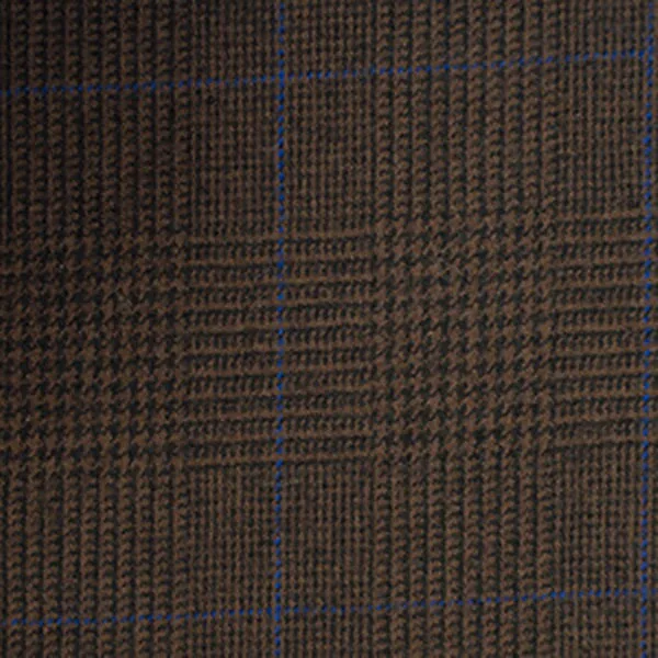 Dark Brown and Blue POW Flannel