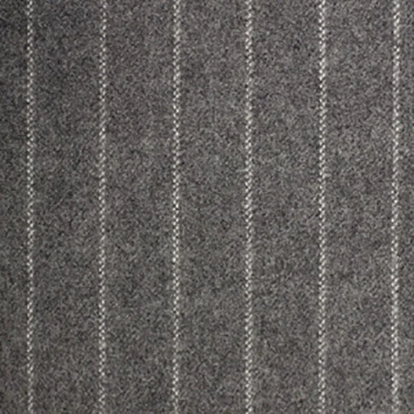 Grey Chalkstripe Flannel
