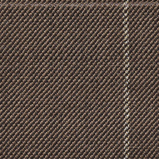 Brown and Cream Check Twill