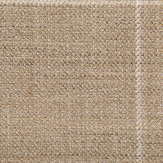 Tan and Cream Check Twill