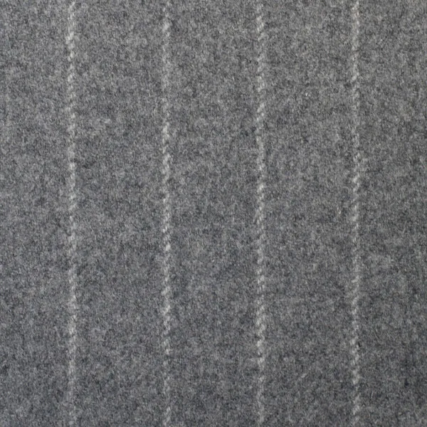 Grey Chalkstripe Flannel