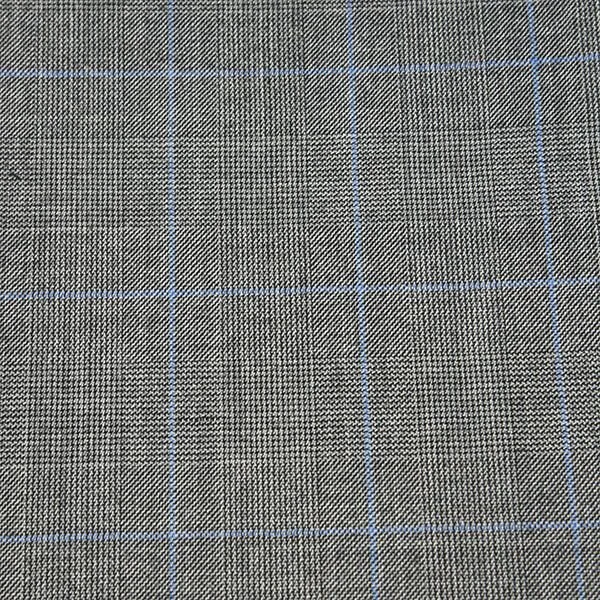 Light Grey and Blue Overcheck