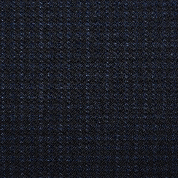 Navy and Blue Box Check