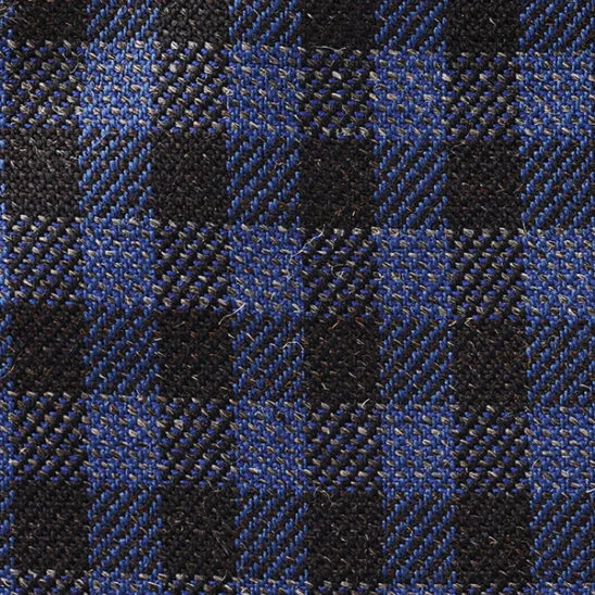 Navy Black and Blue Box Check