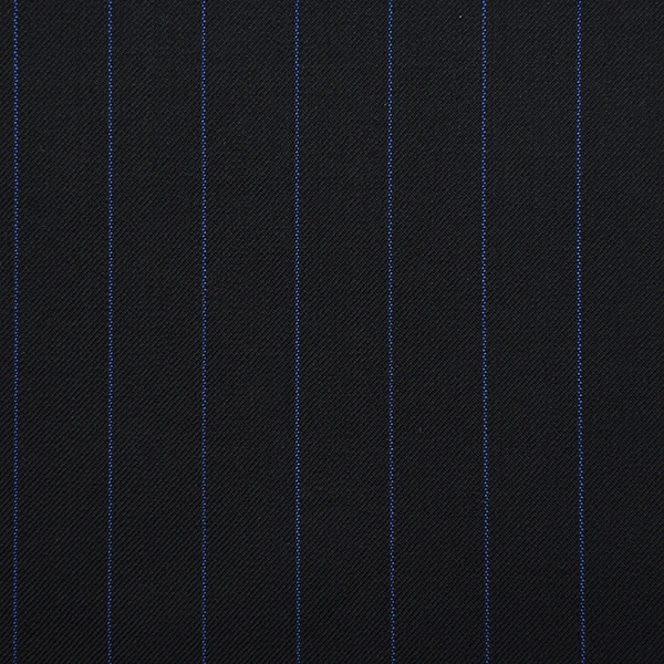 Navy and Royal Blue Pinstripe