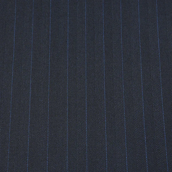 Navy and Royal Blue Herringbone Stripe
