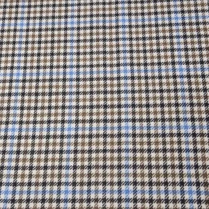 Light Brown and Blue Gunclub Check