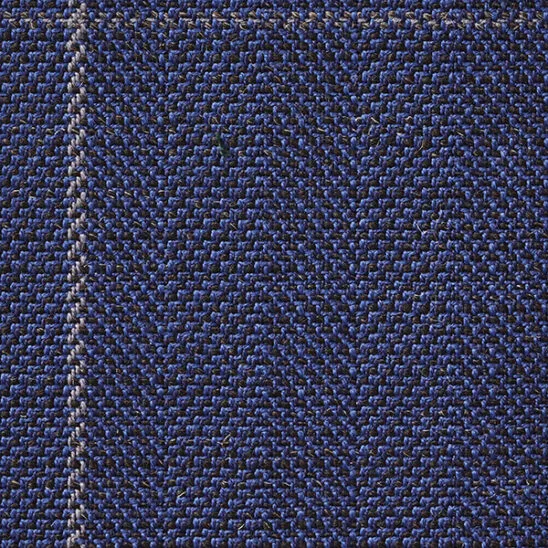 Indigo and Cream Check