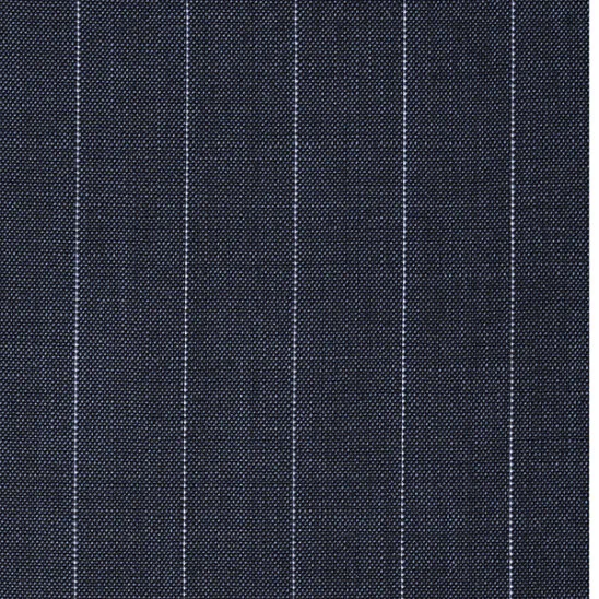 Navy Pinstripe