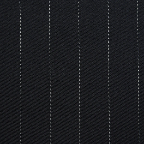 Navy Wide White Pinstripe