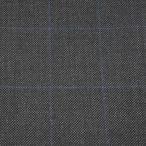 Grey Birdseye w/ Blue Overcheck
