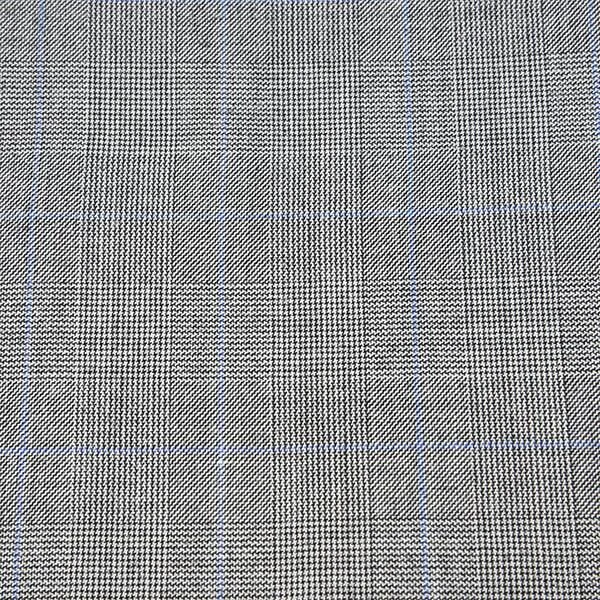 Dove Grey and Ligh Blue Overcheck