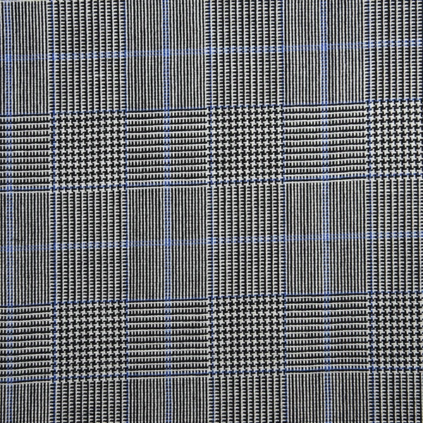 Light Grey and Light Blue Overcheck