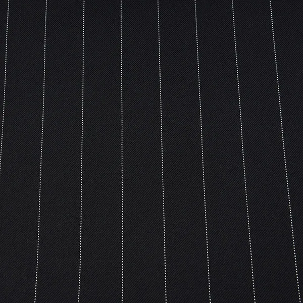 Charcoal Grey Wide Pinstripe