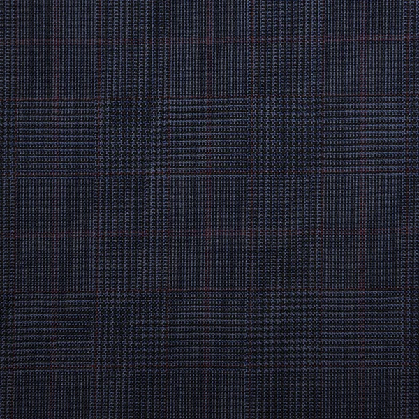 Navy and Red Glen Check
