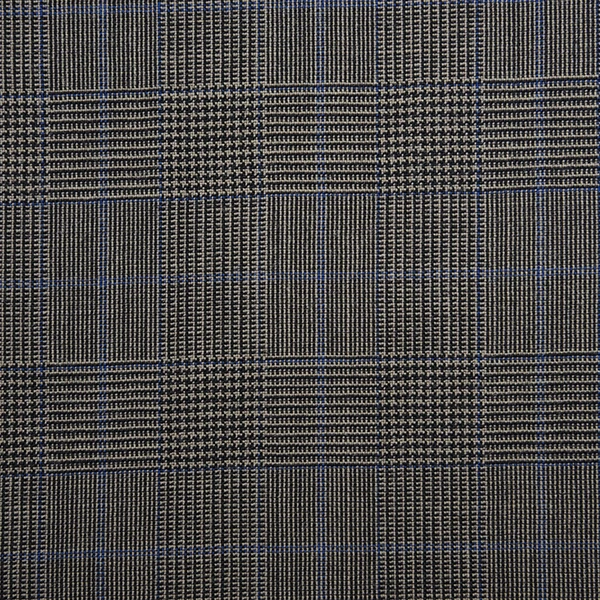 Grey and Blue Glen Check