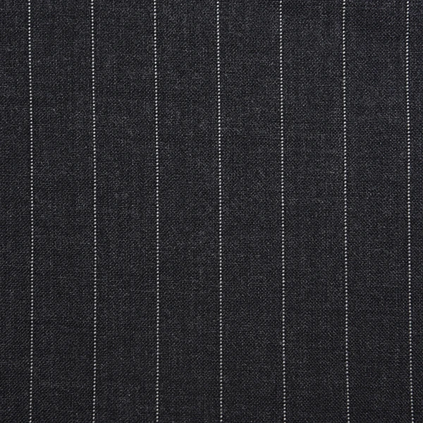 Charcoal Grey Wide Pinstripe