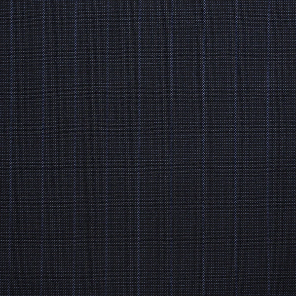 Textured Navy Pinstripe