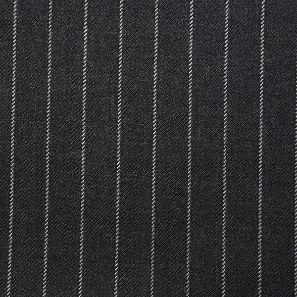 Dark Grey Narrow Pinstripe