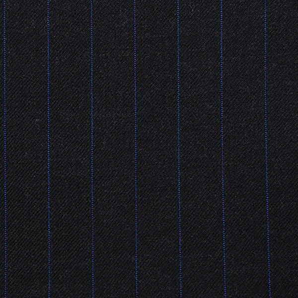 Charcoal Grey and Royal Blue Pinstripe