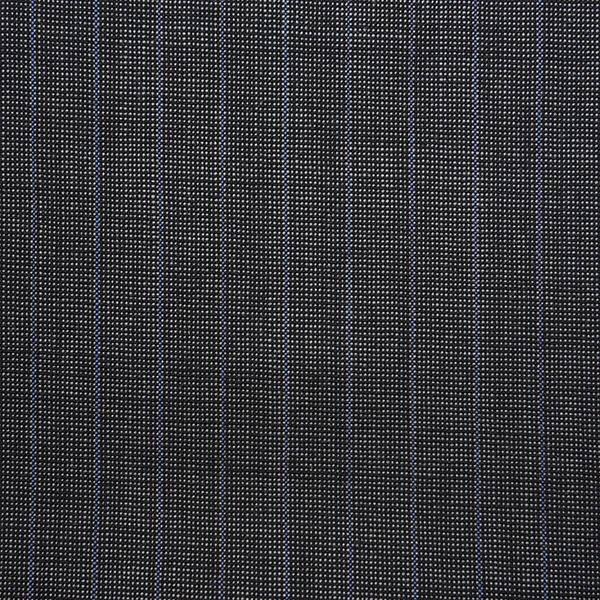 Mid Grey Blue Pinstripes