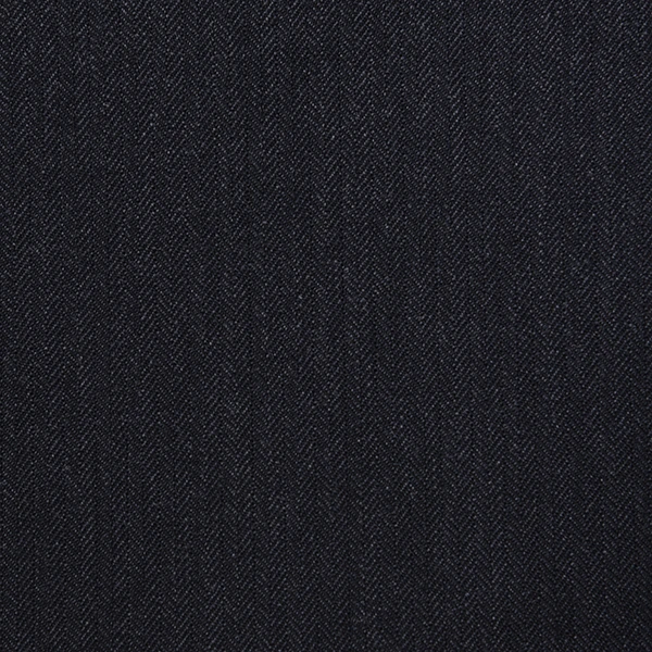 Charcoal Navy Herringbone