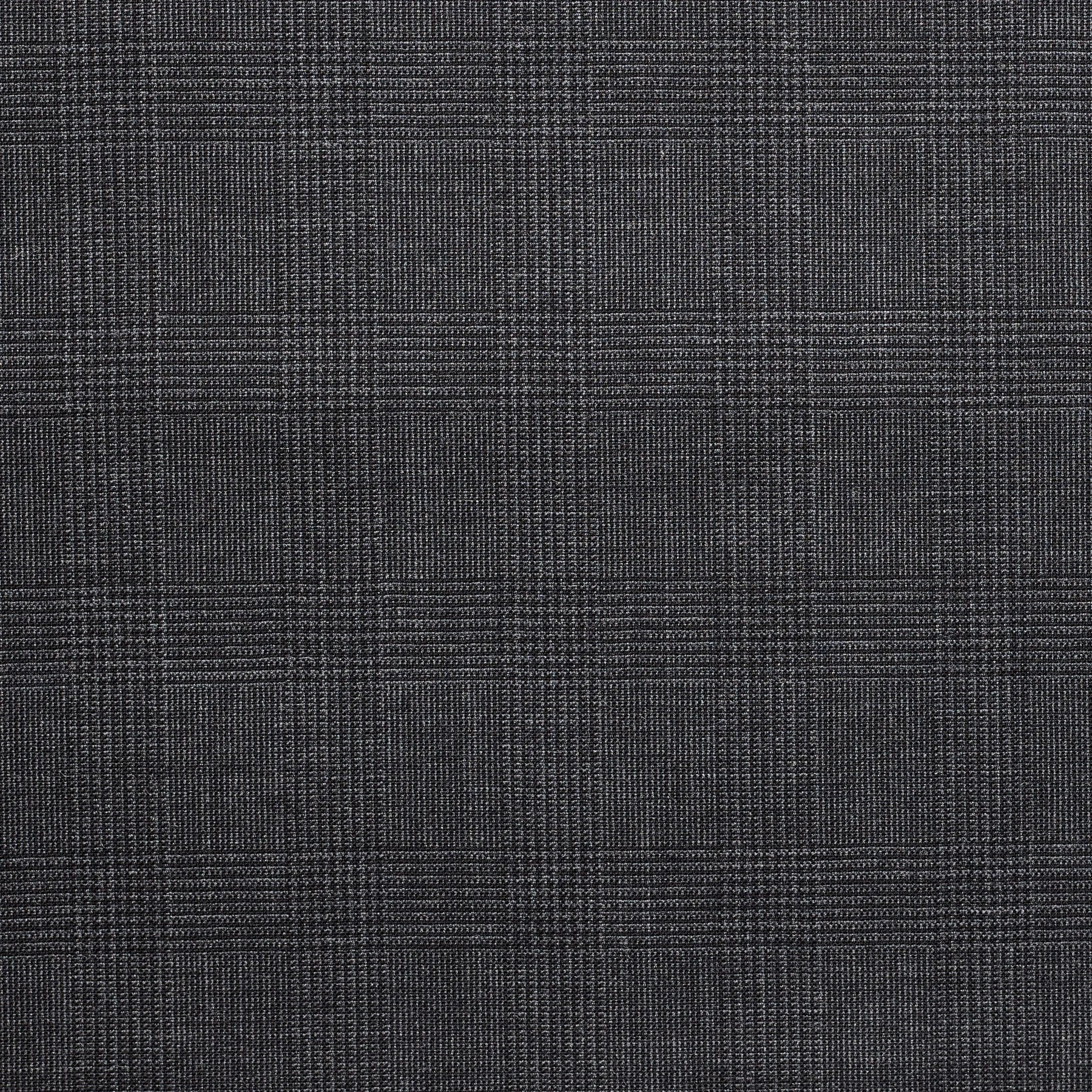 Charcoal Prince of Wales Check - 100% Wool - 320g