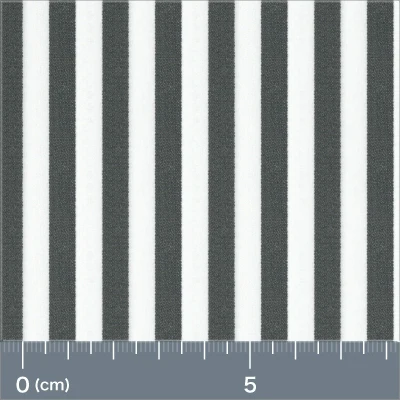 Black Bold Stripe - 100% Cotton - 80/60 Yarn Count