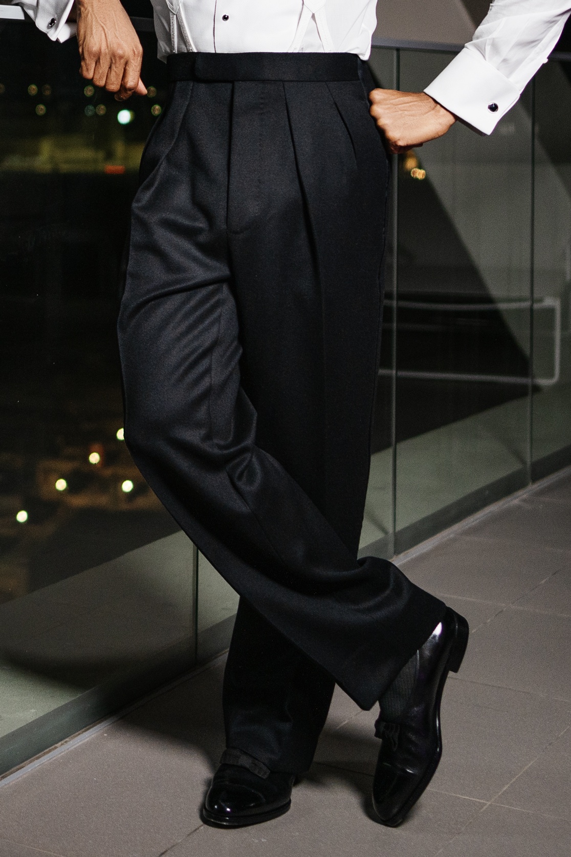 Pleated Dinner Trousers