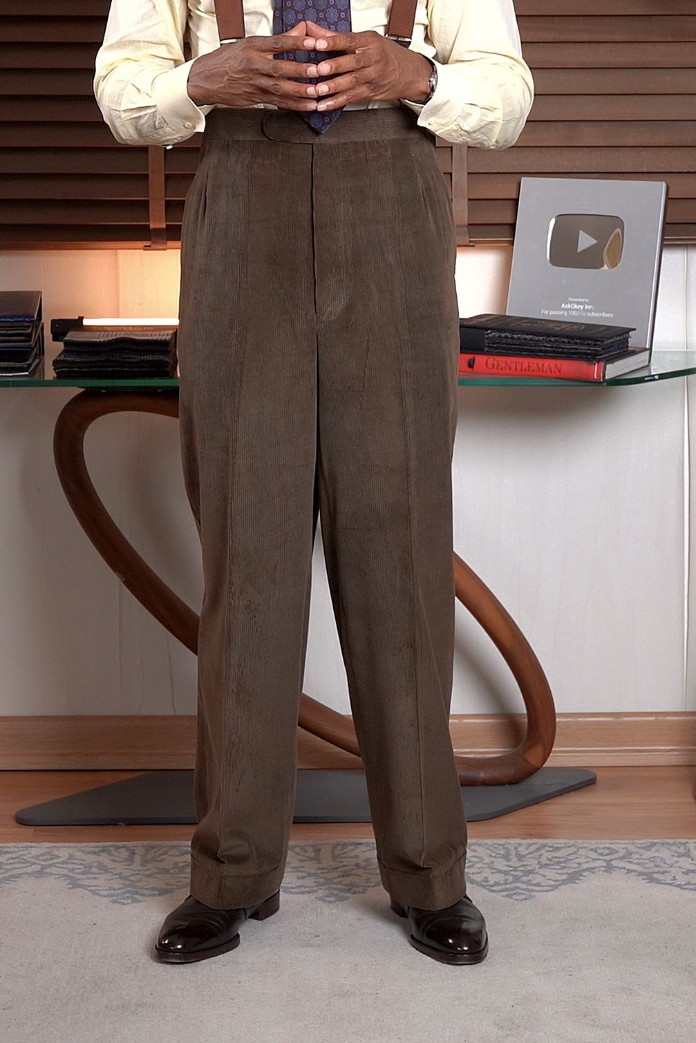 Flat Front Trousers