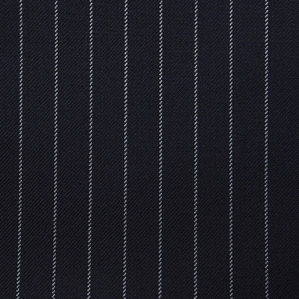 Navy Narrow Pinstripe