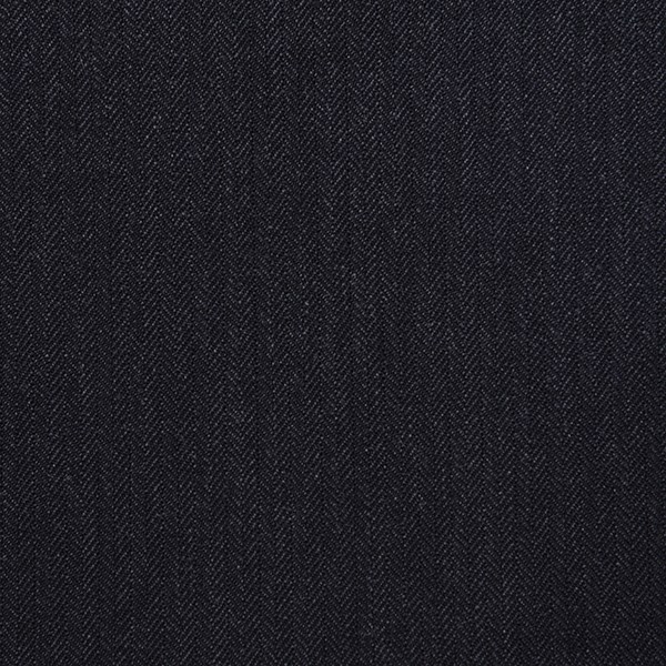 Charcoal Navy Herringbone