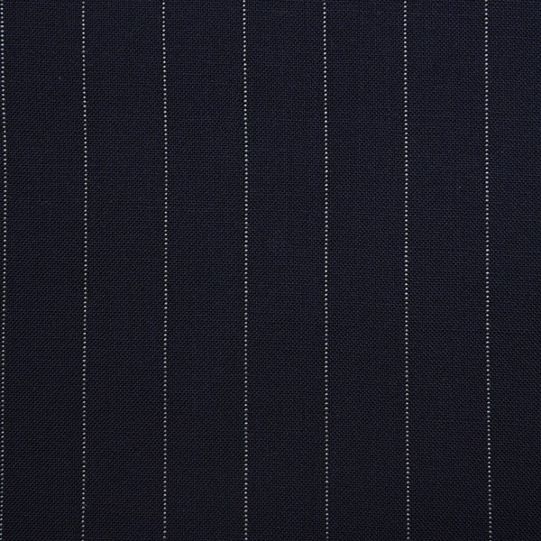 Navy Blue Wide Pinstripe