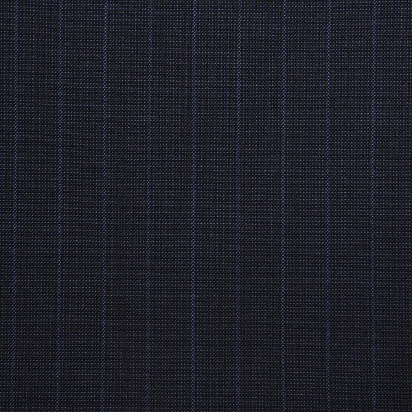 Textured Navy Pinstripe