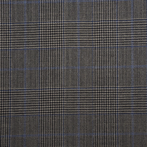 Grey and Blue Glen Check